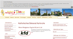 Desktop Screenshot of kath-karlsruhe.de