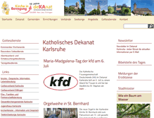 Tablet Screenshot of kath-karlsruhe.de